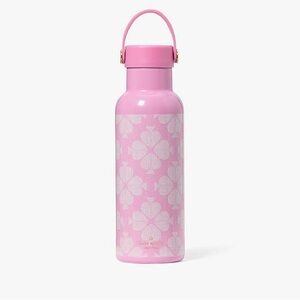 Kate Spade Pink Spade Flower Water Bottle. NWT